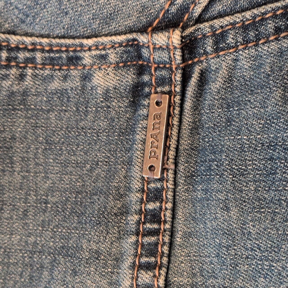 Prana Distressed Blue Jean Jacket - Picture 14 of 14